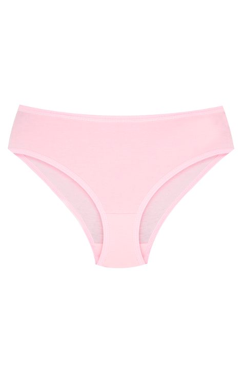 %100 Pamuklu Esnek Bel Lastiği Kız Çocuk Külotu Öts 8246 - Pembe